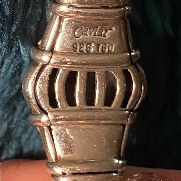 RARE Lagos sterling silver/18 kt gold fluted lattice link bracelet - Picture 7 of 10